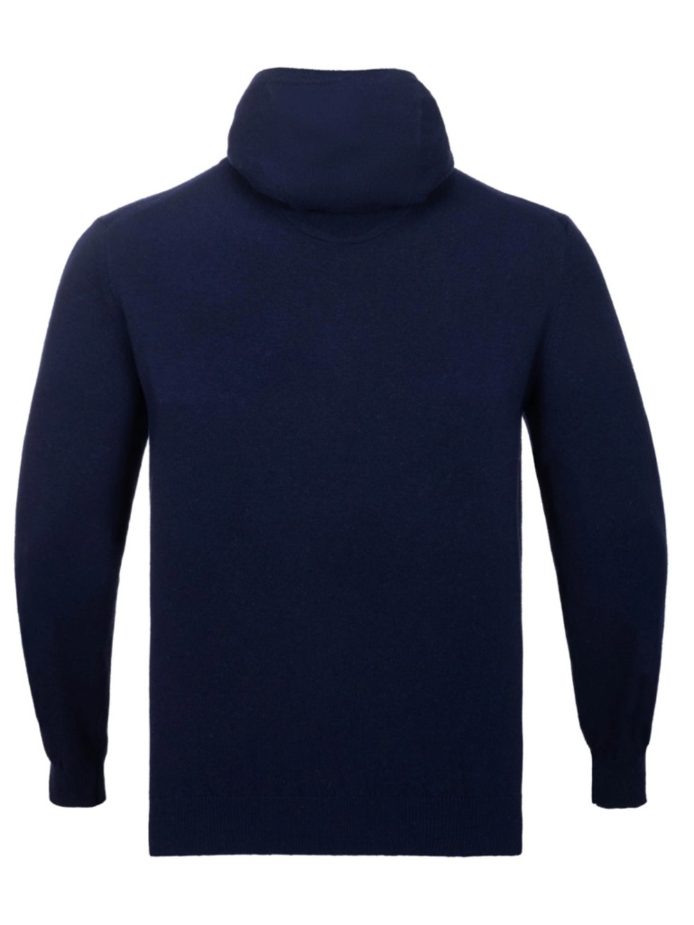 Precedent Los Angeles Cashmere Blend Hooded Sweater Navy NWT Size‎ M